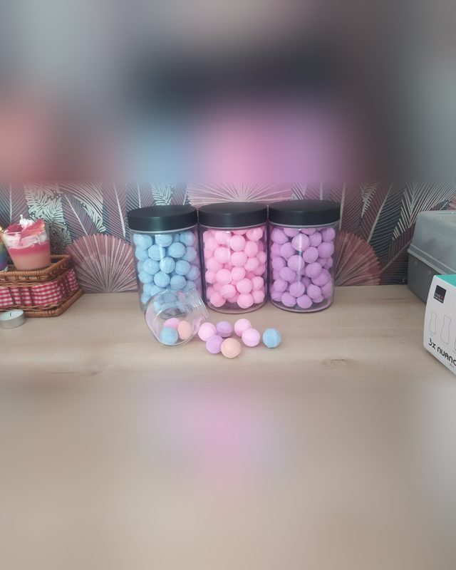 Mini billes effervescentes